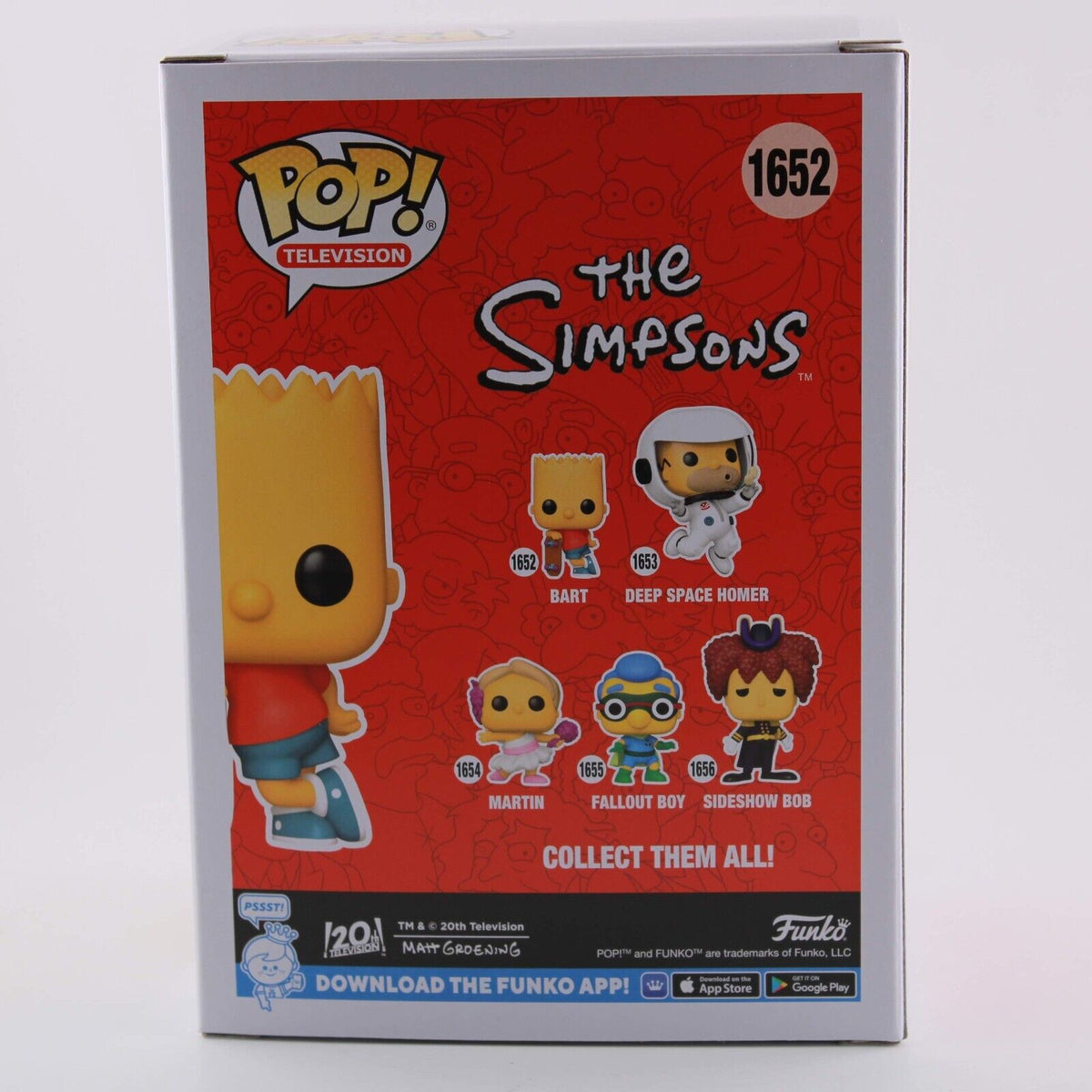 Funko Pop The Simpsons - Bart - Vinyl Figure - #1652 – Blueberry Cat