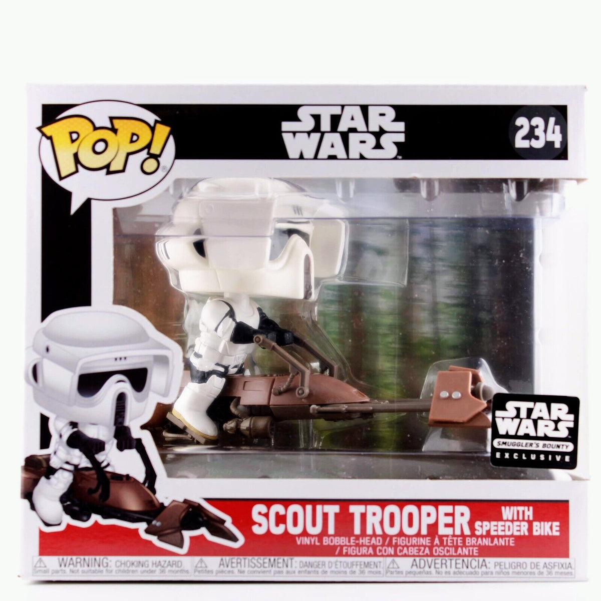 Funko Pop Star Wars - Scout Trooper w/ Speeder Bike Smuggler's