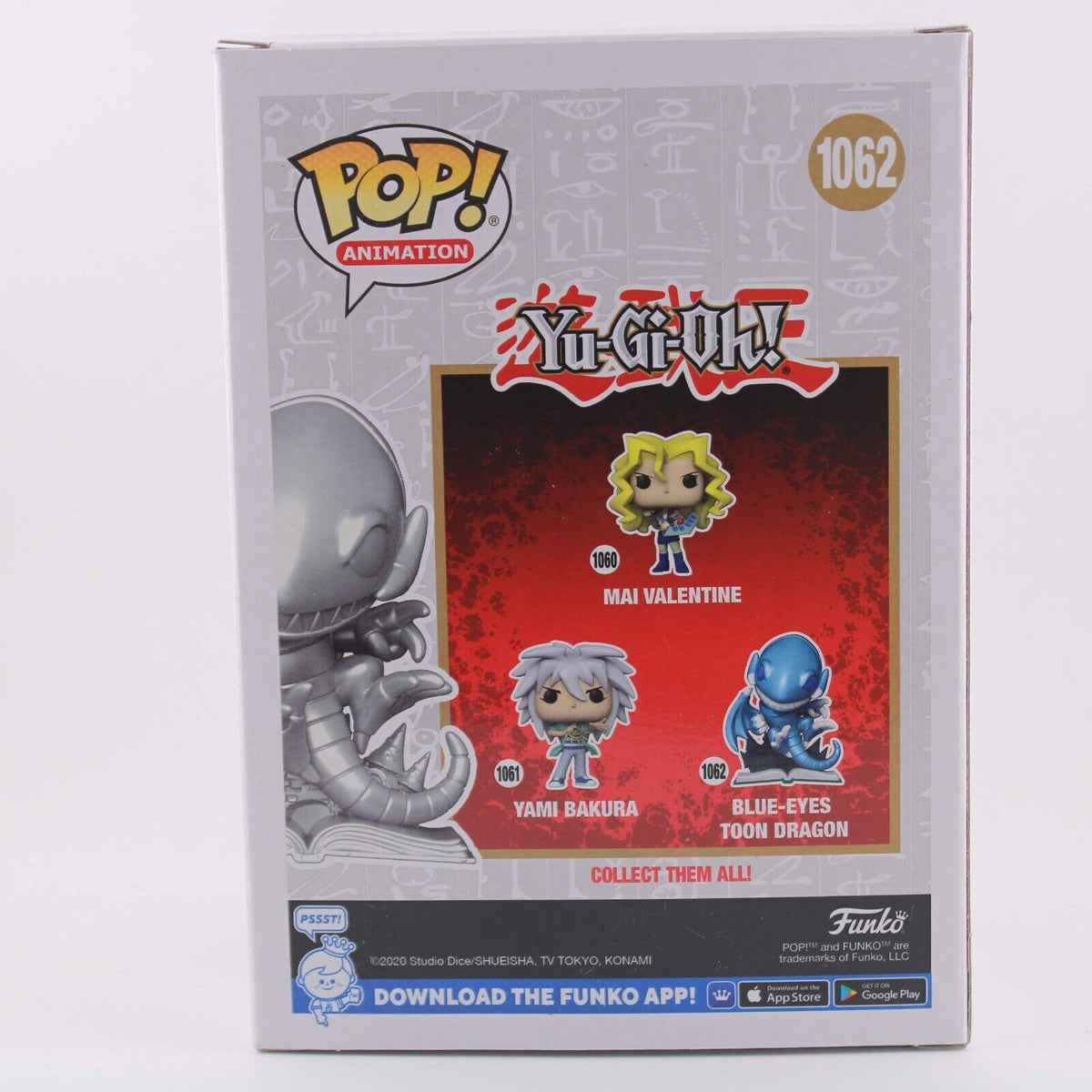 Funko Pop Yu-Gi-Oh! - Blue-Eyes Toon Dragon - Silver Metallic