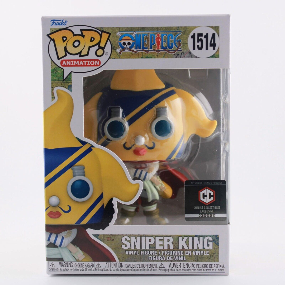 Funko Pop One Piece Sniper King Chalice Exclusive Anime Vinyl