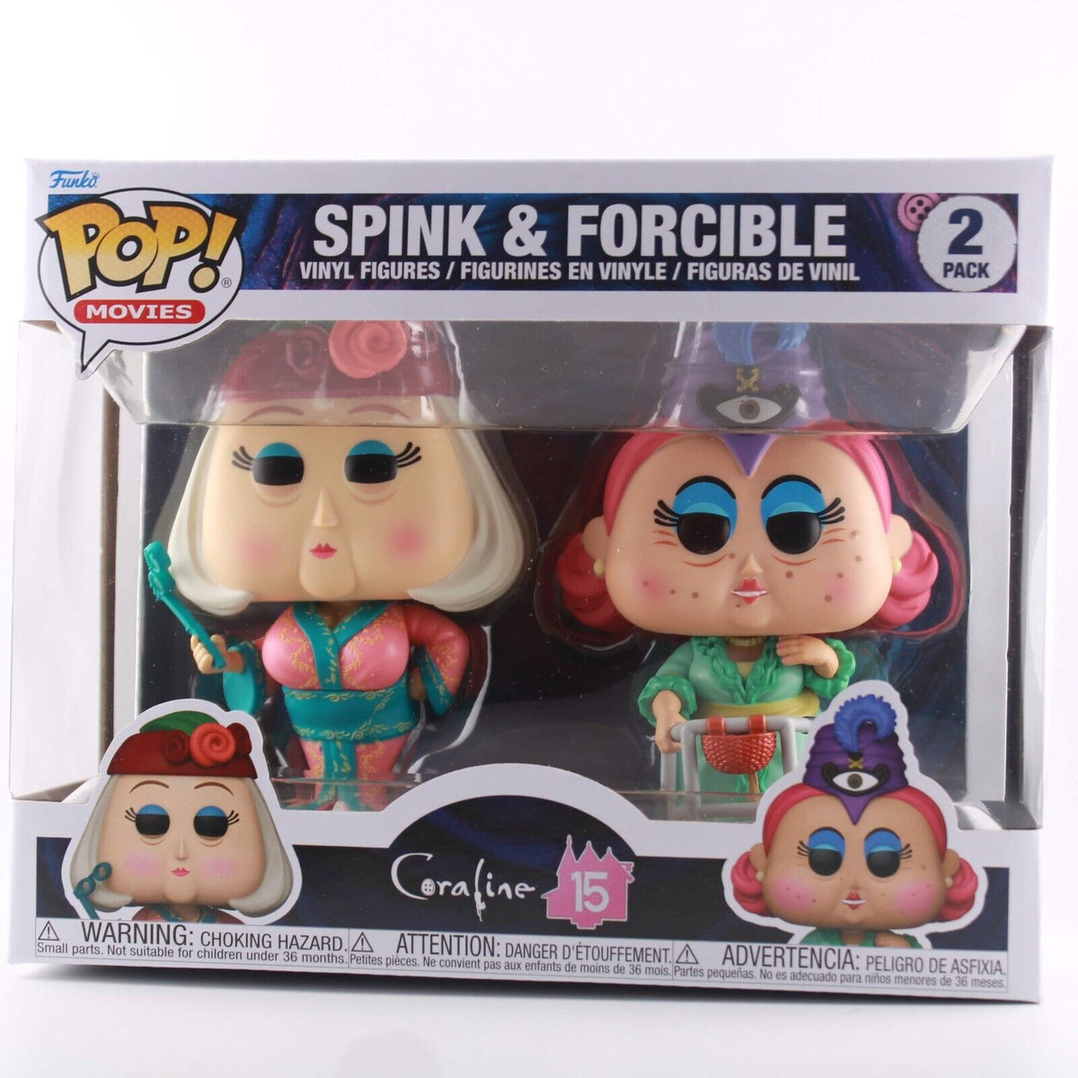 Funko Pop Coraline 15th Anniversary - Spink and Forcible 2-Pack