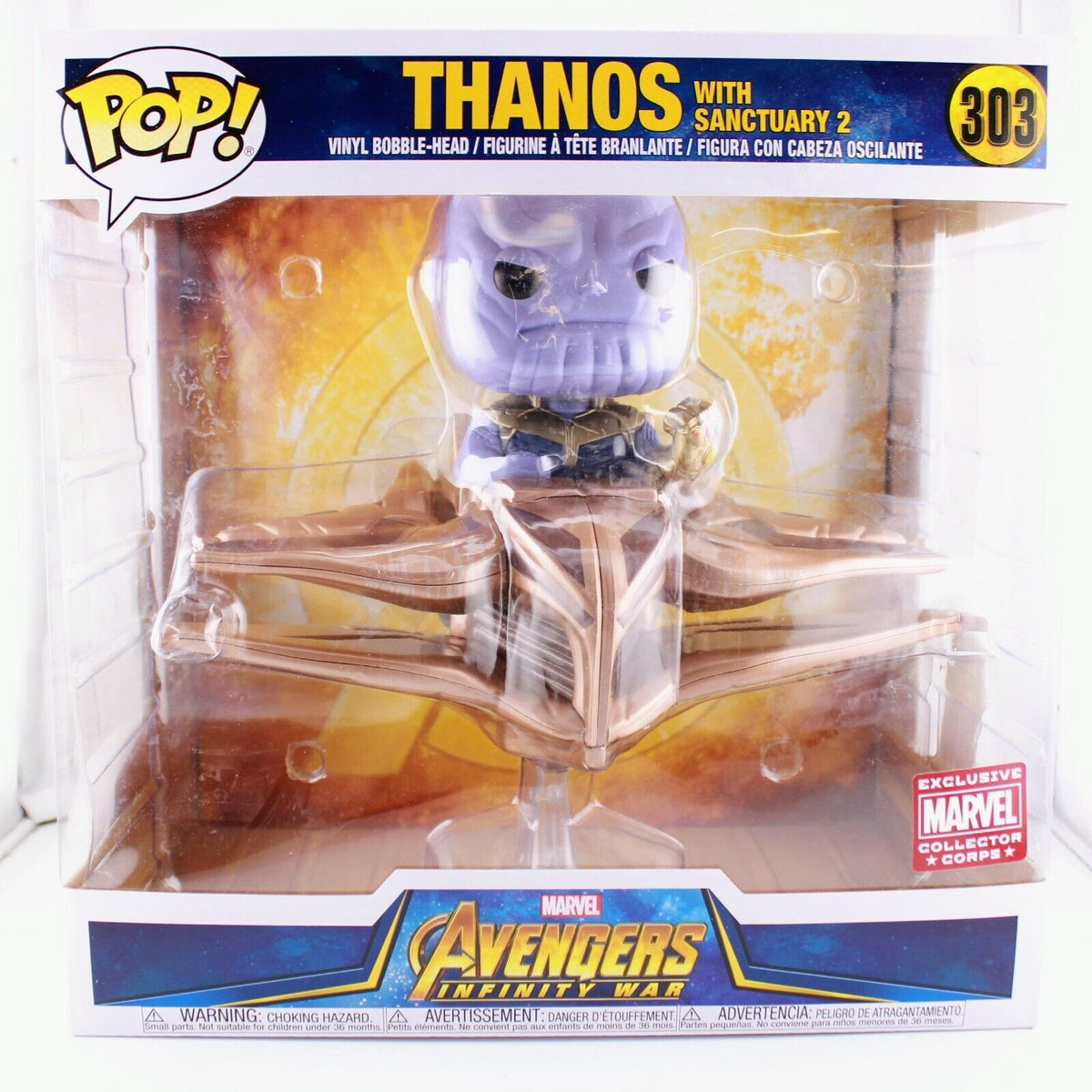 Pop Marvel Thanos With Sanctuary Thanos Pop Bobble Head 303 Thanos