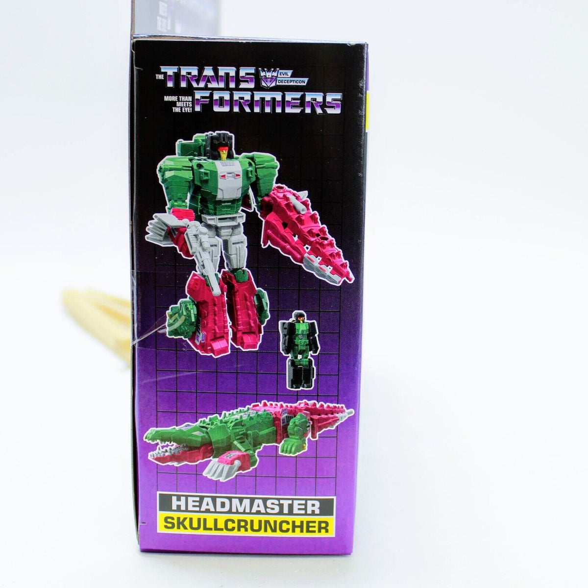 Transformers G1 Retro Headmaster Skullcruncher w/ Grax Reissue