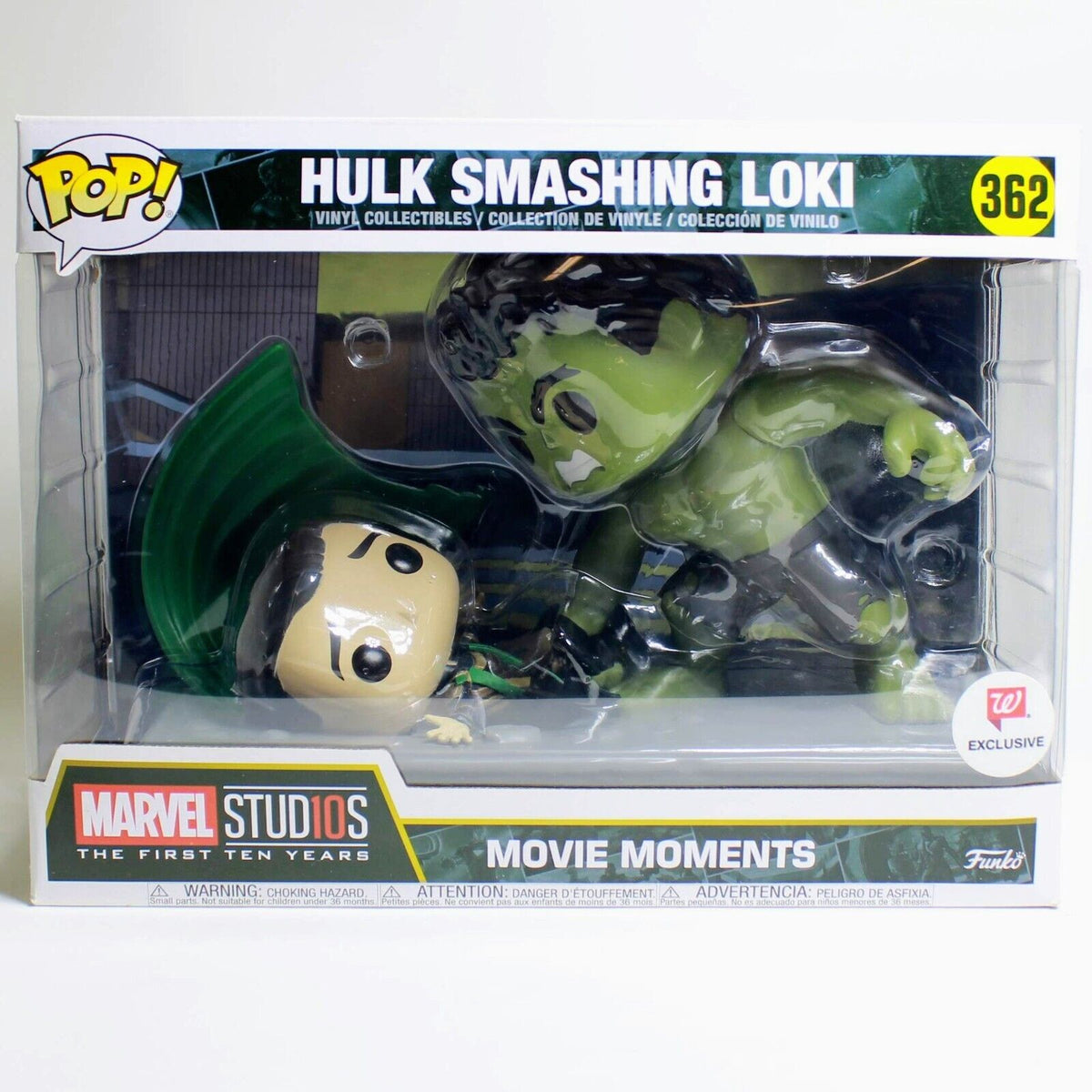 Funko Pop Moments Marvel - Hulk Smashing Loki - Walgreens WG 