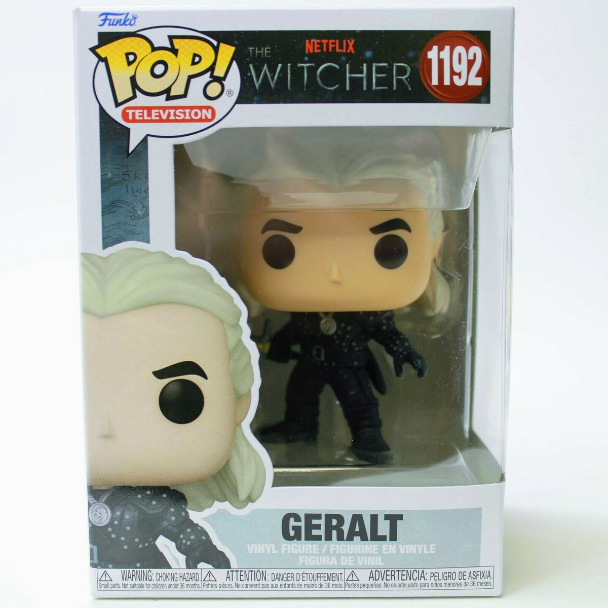 Funko Pop! TV: Netflix - The Witcher, Geralt (Glow in The Dark),   Exclusive