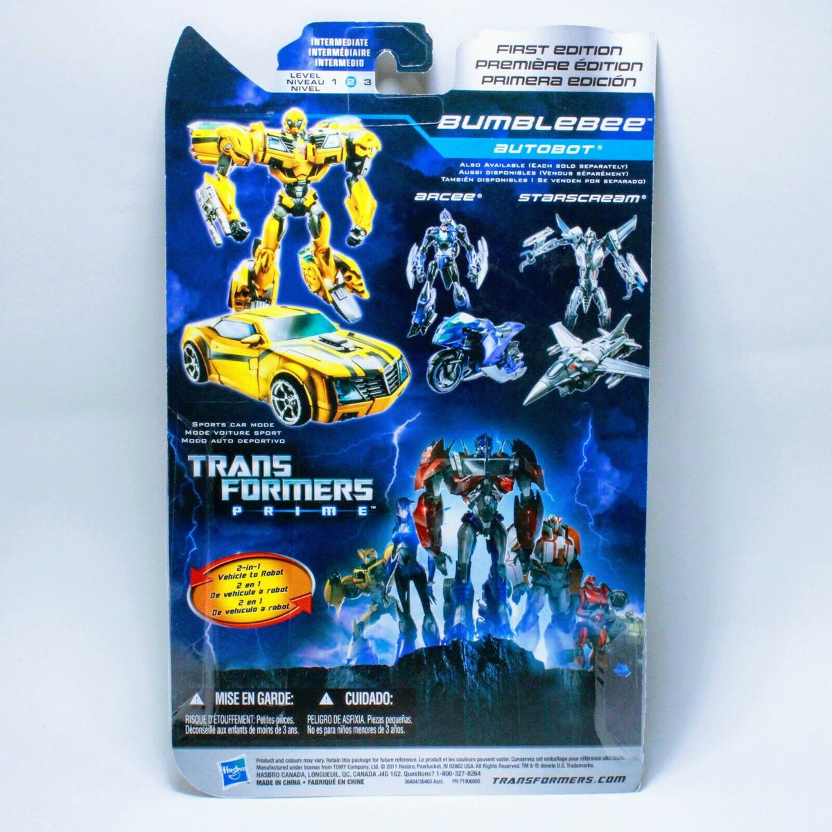 Transformers Prime First Edition Deluxe Bumblebee Deluxe Action Figure  Hasbro - ToyWiz