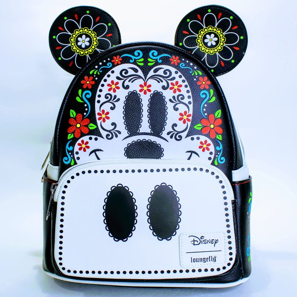 Loungefly Mickey Mouse Dia buy de los Muertos Sugar Skull Mini-backpack