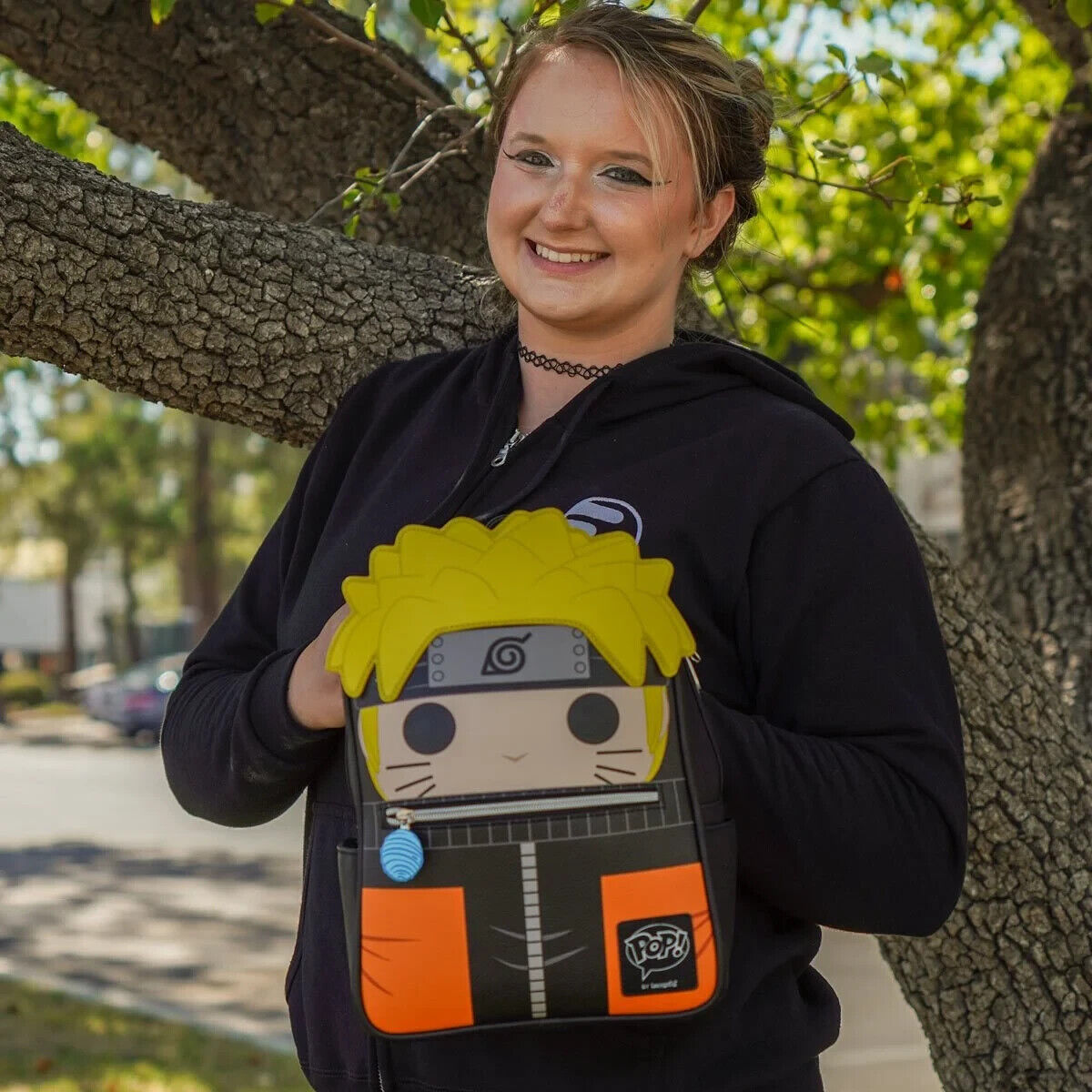 Naruto Pop! by Loungefly Mini Backpack SDCC 2022 Convention Exclusive NWT Sage mode unlock! The POP! Loungefly Naruto mini-backpack main image 3