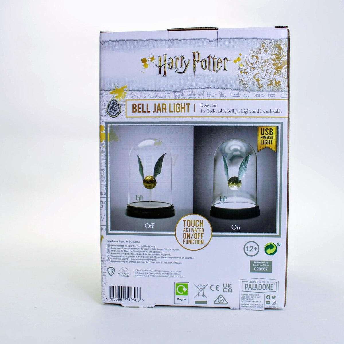 Harry Potter Golden Snitch - Bell Jar Light 8