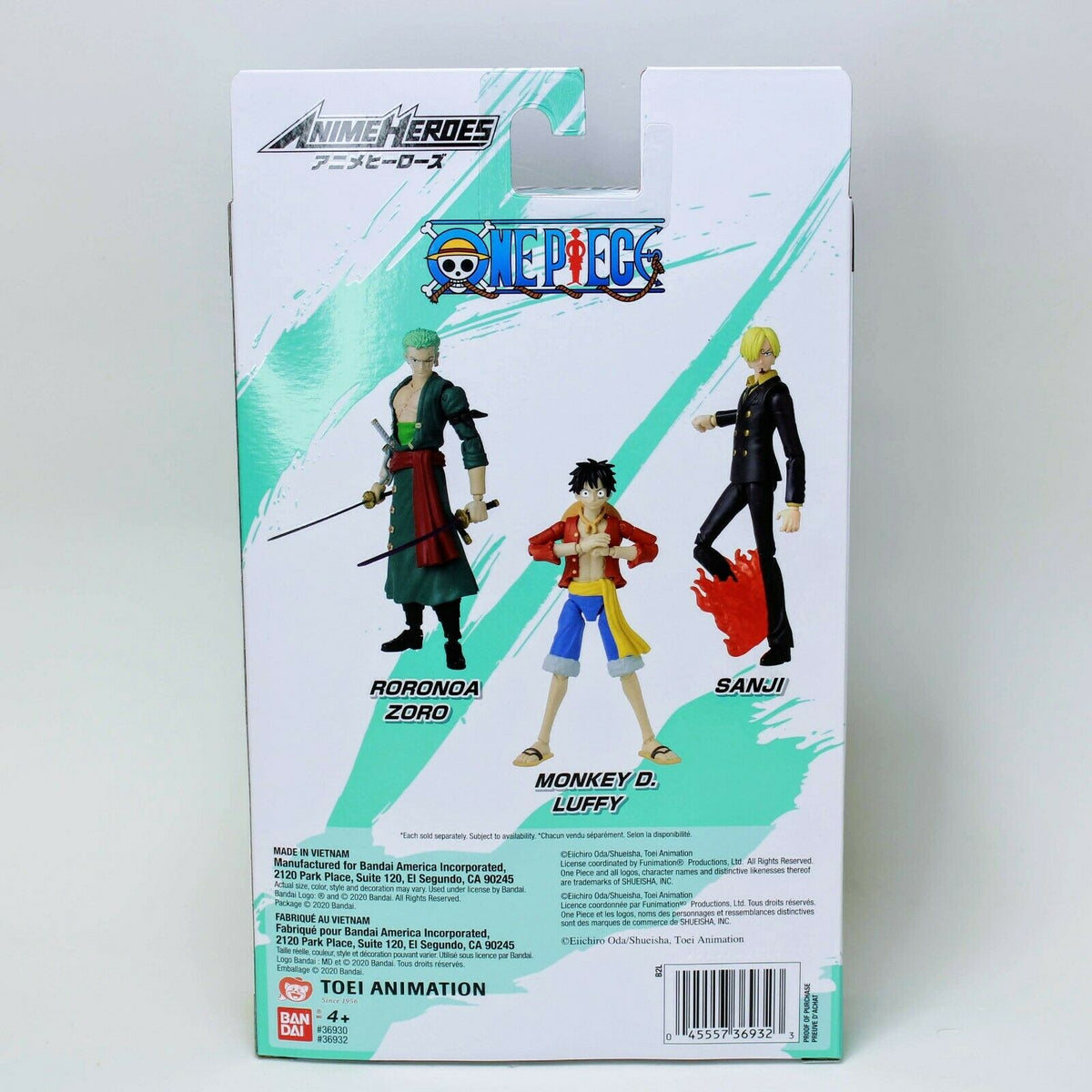 Anime Heroes – One Piece – Roronoa Zoro Action Figure 36932