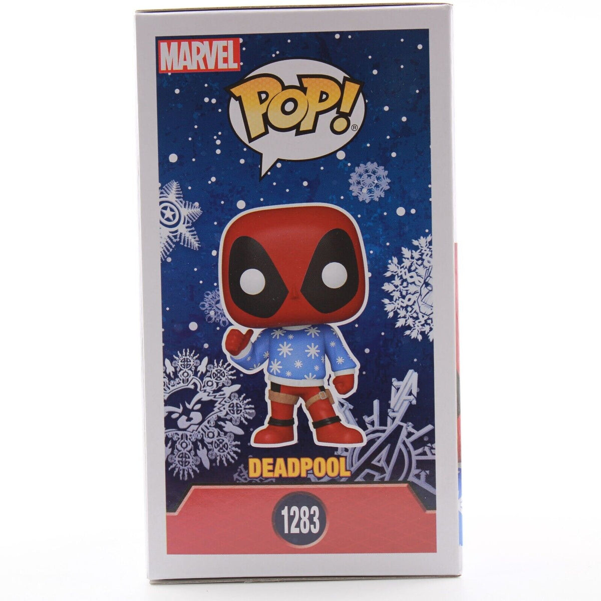 Funko POP Marvel Deadpool - Thumbs Up w/ Ugly Holiday Sweater Vinyl Fi –  Blueberry Cat