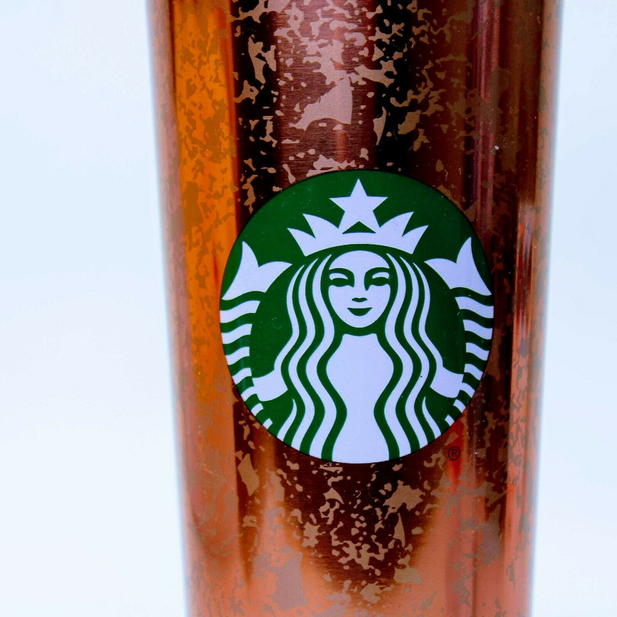 Starbucks Holiday 2019 Rose Gold Pink Crackled Stainless Tumbler