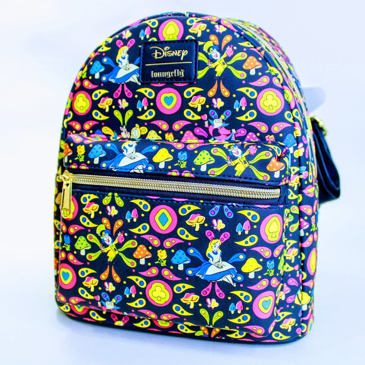 Loungefly Alice in Wonderland Retro Mini Backpack 