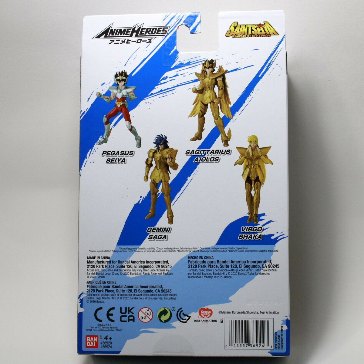 Buy Anime Heroes Saint Seiya Figuren Assortment (6) from Bandai