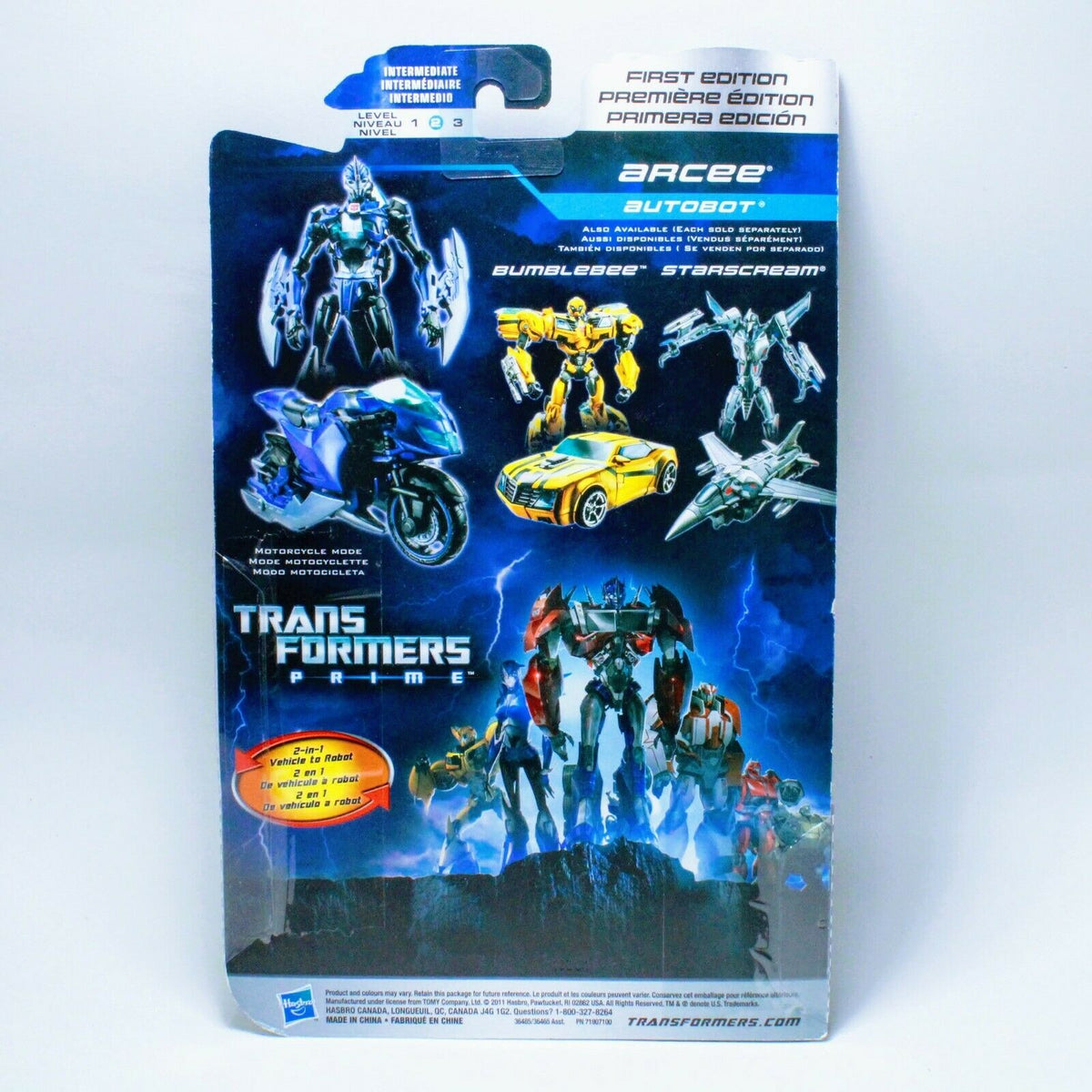 Transformers Prime First Edition Arcee - Autobot Deluxe Class Action F –  Blueberry Cat