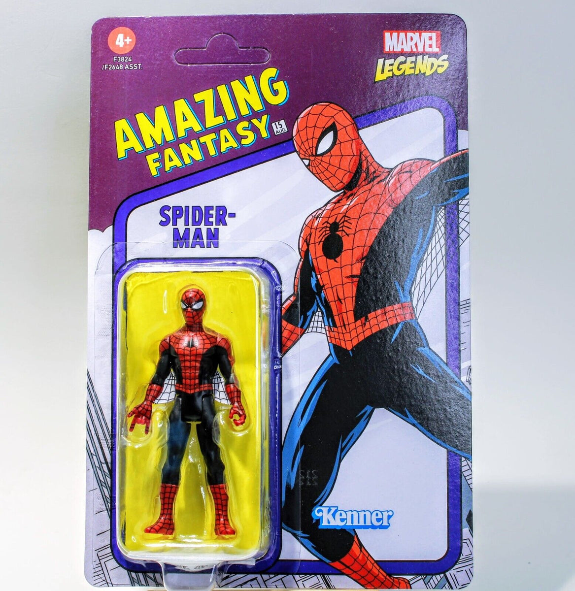 Marvel Legends Retro Amazing Fantasy Spider-Man Figure Kenner 3.75