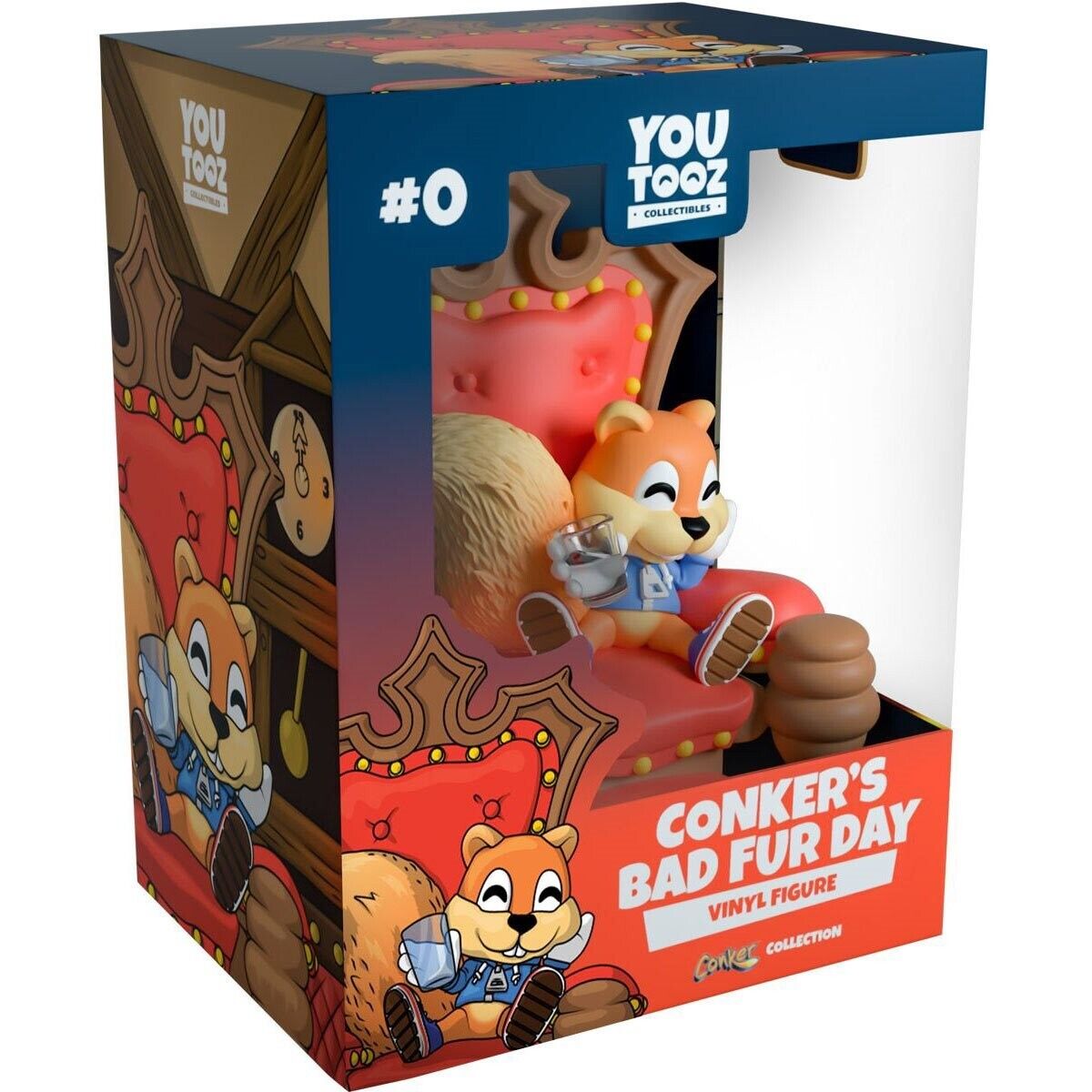 Youtooz Conker's Bad Fur Day #0 - Official N64 Vinyl Figure