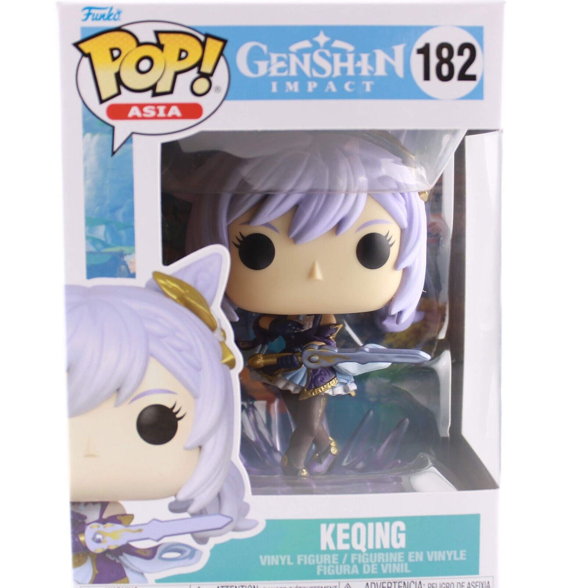 Funko Pop Genshin Impact Asia Keqing Video Game Vinyl Figure # 182