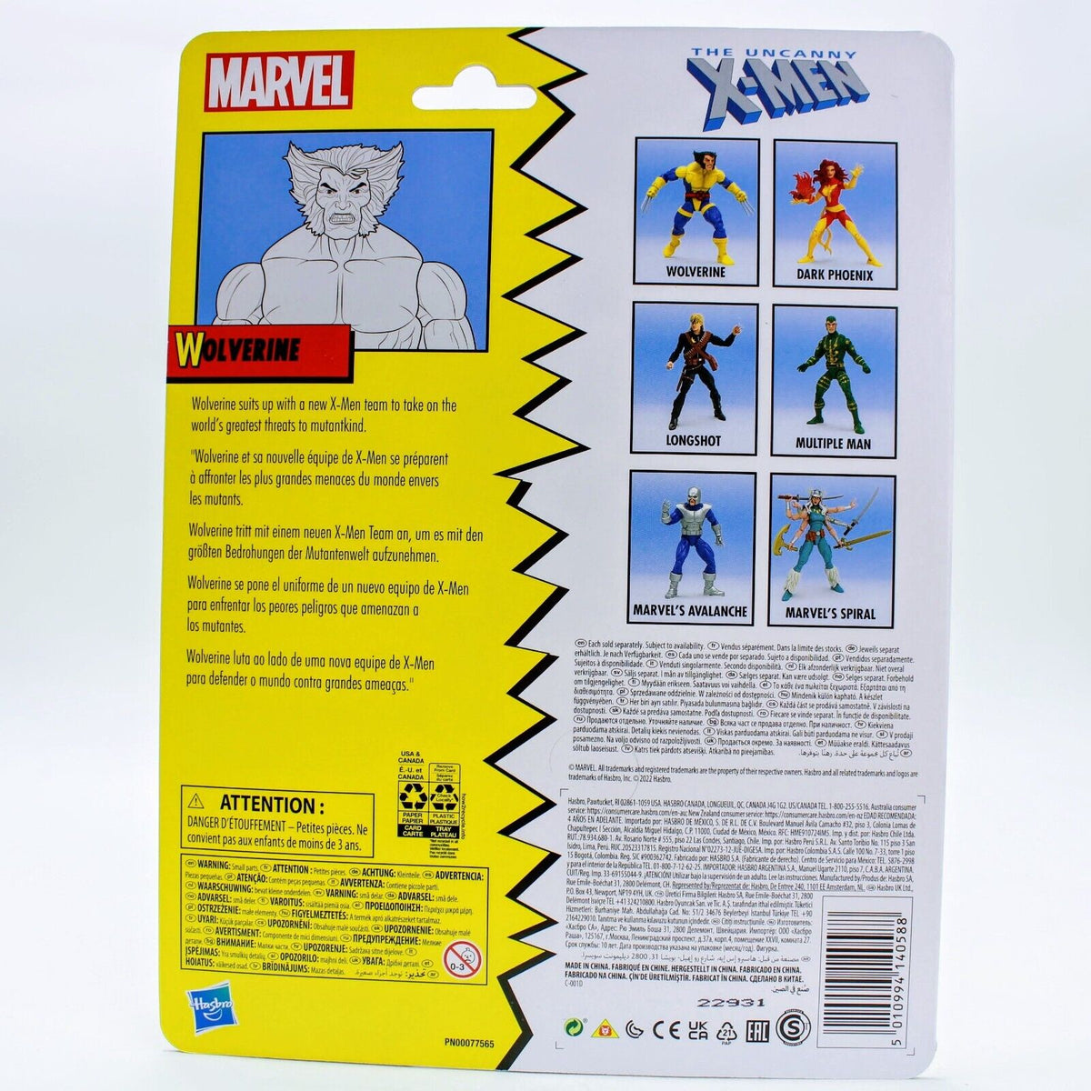 Maglietta Marvel X-Men Wolverine Classic Retro - Colori Pop, Taglio Classico, Ufficiale