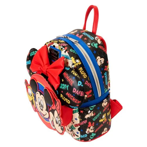 Loungefly Mickey and Friends Classic Mini-Backpack and Ear Headband Set