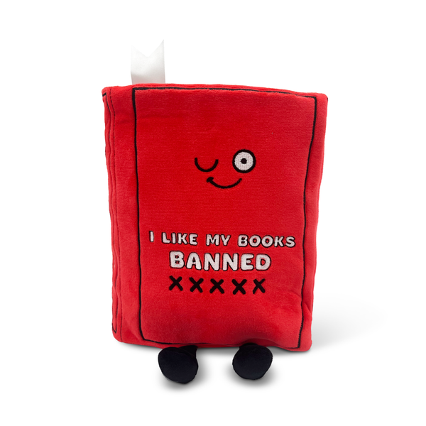 Punchkins - "I Like My Books Banned" Book Plush