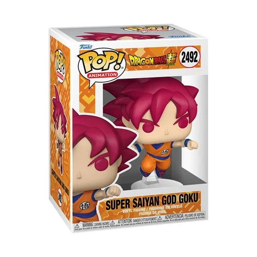 Dragon Ball Super Super Saiyan God Goku Funko Pop! Vinyl Figure #2492