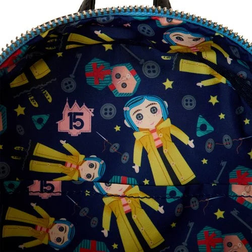 Loungefly Coraline 15th Anniversary Doll Cosplay Mini-Backpack