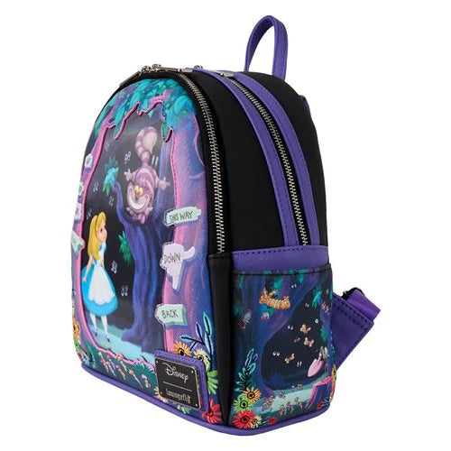 Alice In Wonderland Dark Forest Lenticular Mini-Backpack