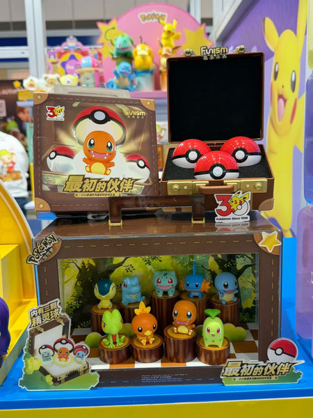 Display Pokémon Mini Adventure – First Partners Blind Box Figures, Pokémon 30th Anniversary Series