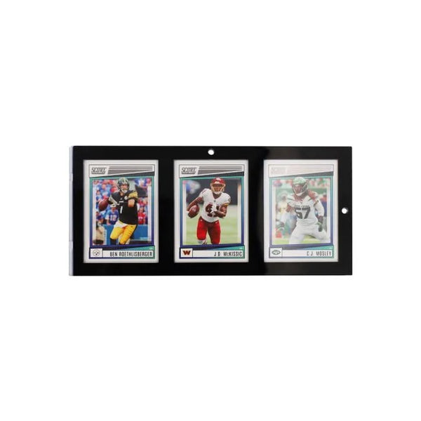 BCW Magnetic 3-Card Holder Black Border