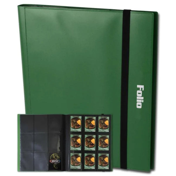 BCW Green 9 Pocket Card Portfolio