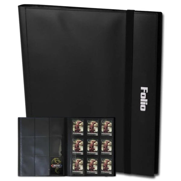 BCW Black9 Pocket Card Portfolio