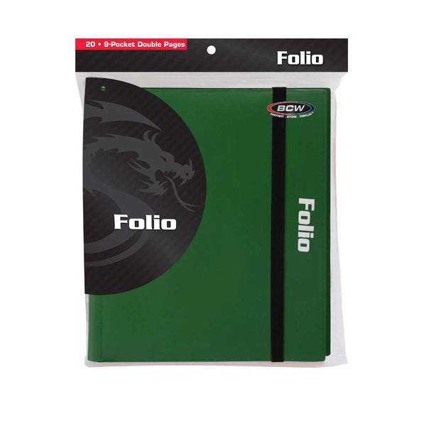 BCW Green 9 Pocket Card Portfolio