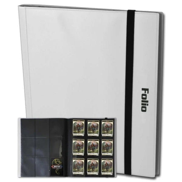 BCW White 9 Pocket Card Portfolio