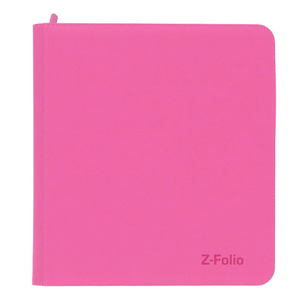 BCW Z-Folio Pink 12 Pocket LX Binder