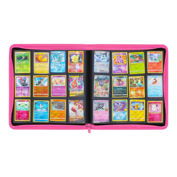 BCW Z-Folio Pink 12 Pocket LX Binder