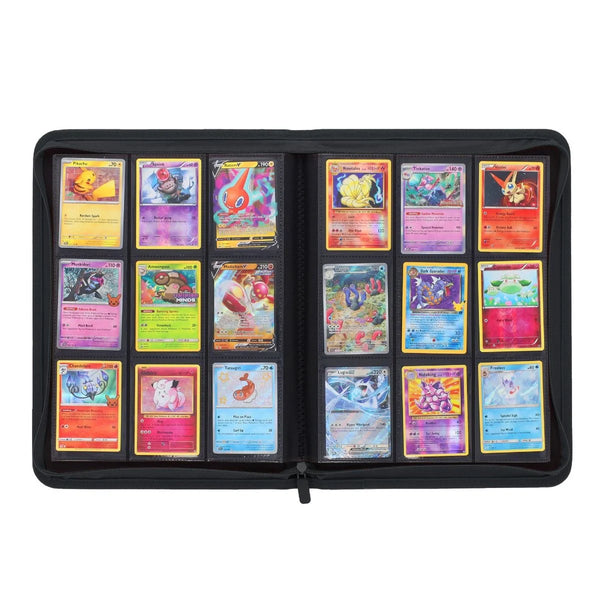 Z Folio Black 9 Pocket Binder - Holds 360 Cards