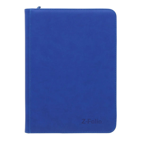 Z Folio Blue 9 Pocket Binder - Holds 360 Cards
