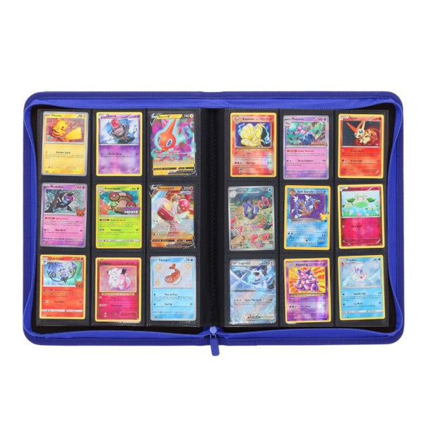 BCW Z-Folio Blue 4 Pocket LX Toploader Binder