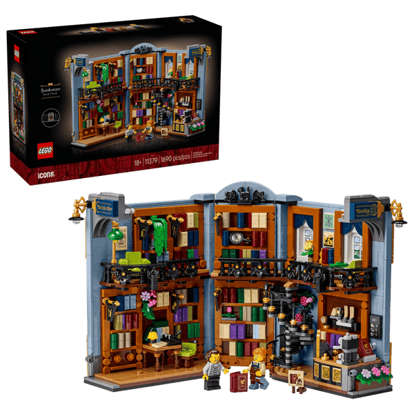 LEGO Icons Bookstore Book Nook Building Set 11379