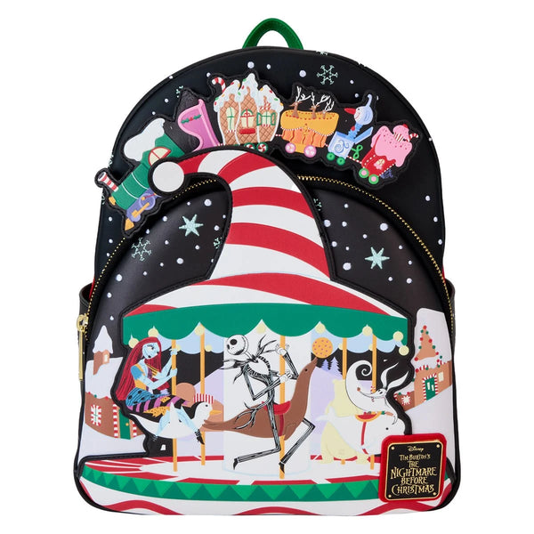 Loungefly The Nightmare Before Christmas Journey to Christmas Town Mini-Backpack