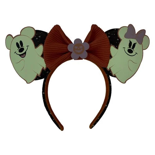 Loungefly Disney Mickey and Friends Halloween Ears Glow in the Dark Headband