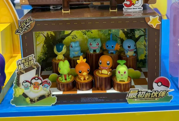 Display Pokémon Mini Adventure – First Partners Blind Box Figures, Pokémon 30th Anniversary Series