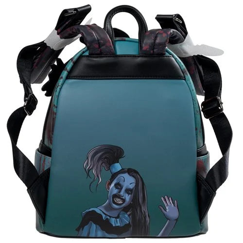 Terrifier Art the Clown Blood Splatter Glow-in-the-Dark Mini-Backpack - Entertainment Earth Exclusive
