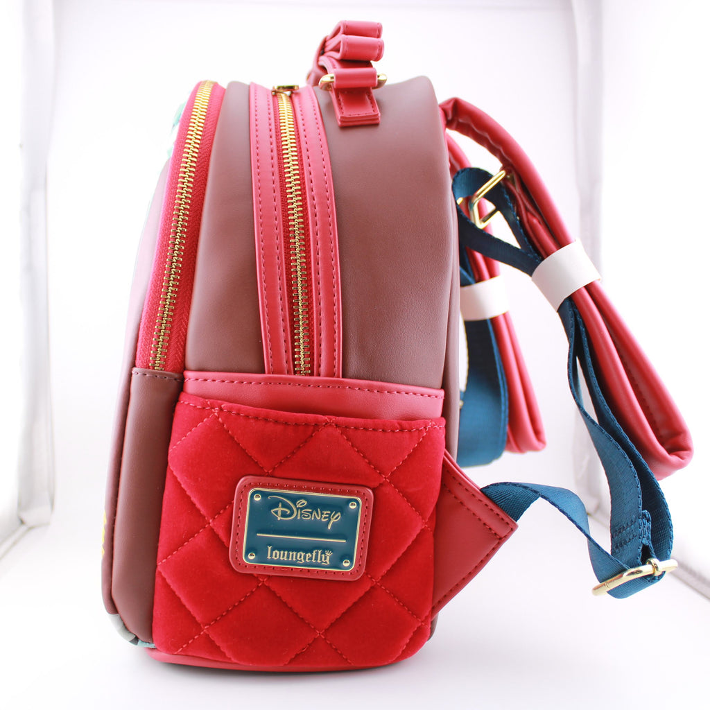 apple mini backpack Loungefly Disney Snow White Classic Apple Mini-Backpack – Blueberry Cat