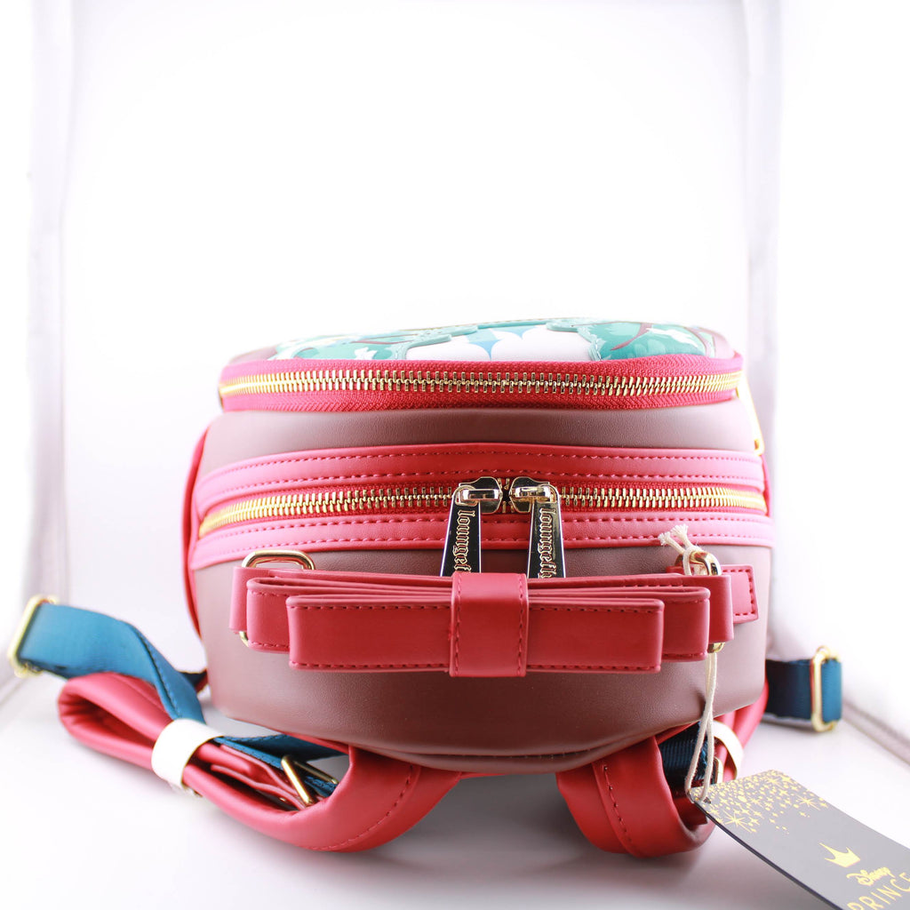 apple mini backpack Loungefly Disney Snow White Classic Apple Mini-Backpack – Blueberry Cat