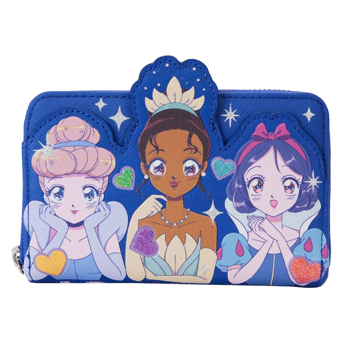 Loungefly Disney Princess Manga Style Zip-Around Wallet