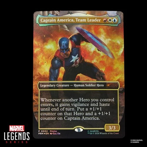 Magic the Gathering Marvel Super Heroes Captain America Avengers Twilight 6 Inch Marvel legends Figure