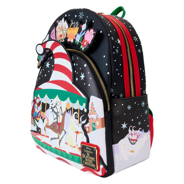 Loungefly The Nightmare Before Christmas Journey to Christmas Town Mini-Backpack