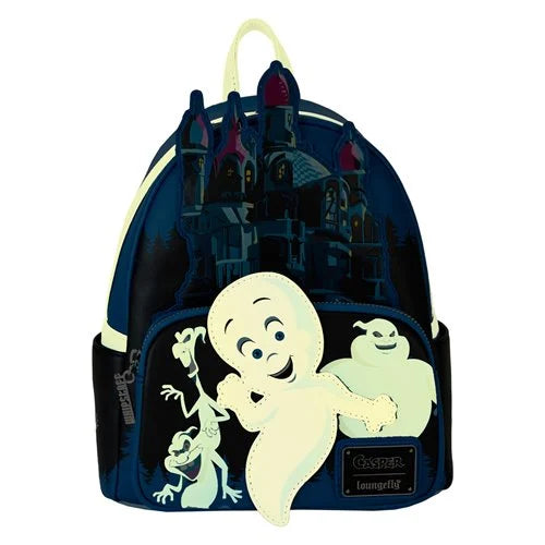 it mini.backpack movie Loungefly Casper Movie Group Glow in the Dark Mini-Backpack – Blueberry Cat